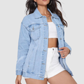 Johanna - Klassische hellblaue Denim-Jacke