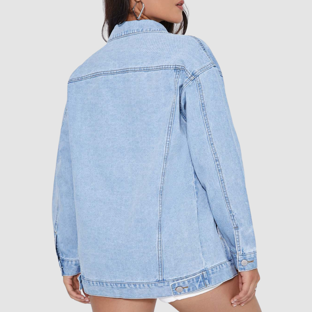 Johanna - Klassische hellblaue Denim-Jacke